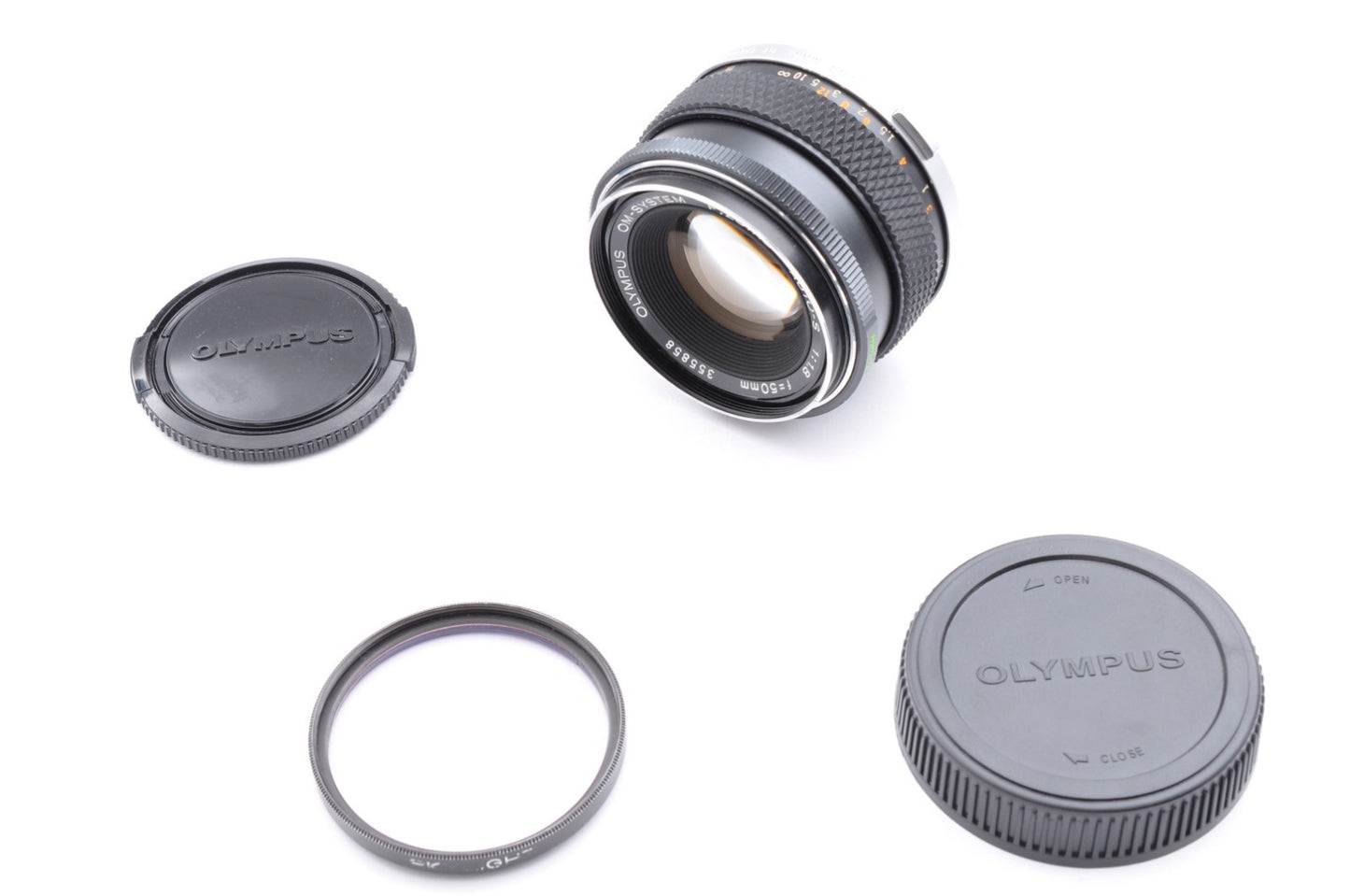 [ US Stock ] Olympus OM-SYSTEM F.ZUIKO AUTO-S 50mm F1.8 Lens JAPAN _1443
