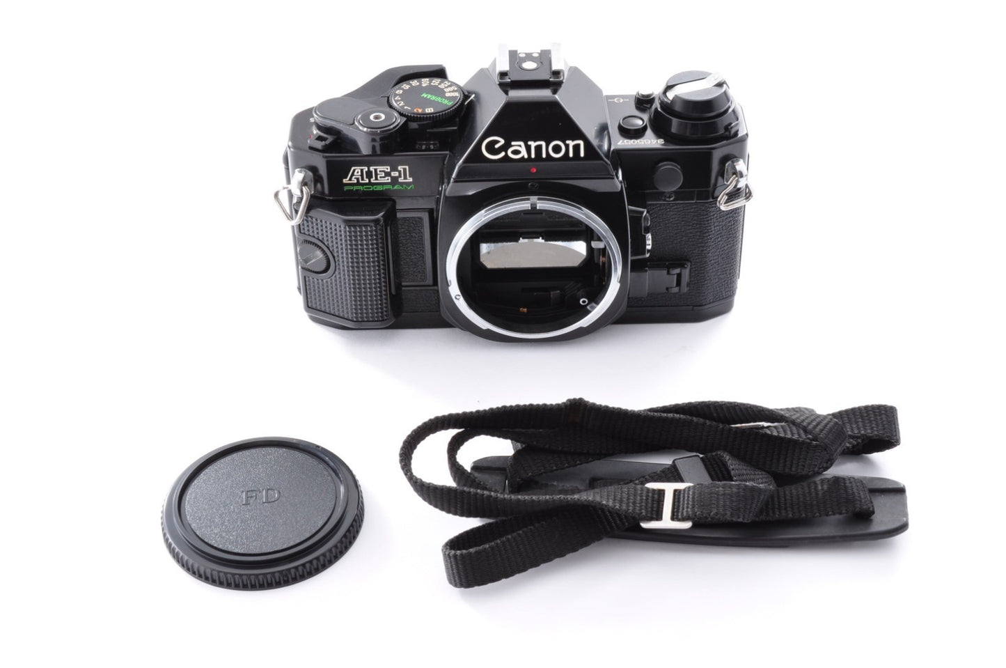 [US Stock] Canon AE-1 Program Black SLR Film Camera Body from JAPAN _1594