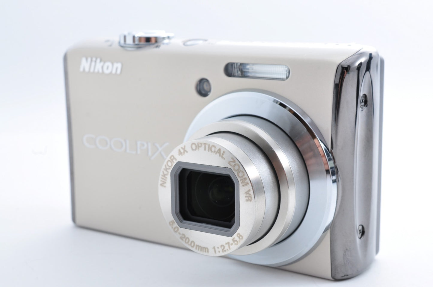 [Near Mint] Nikon Coolpix S620 Y2K Digicam 12.2MP 4X Silver Full Set from JAPAN