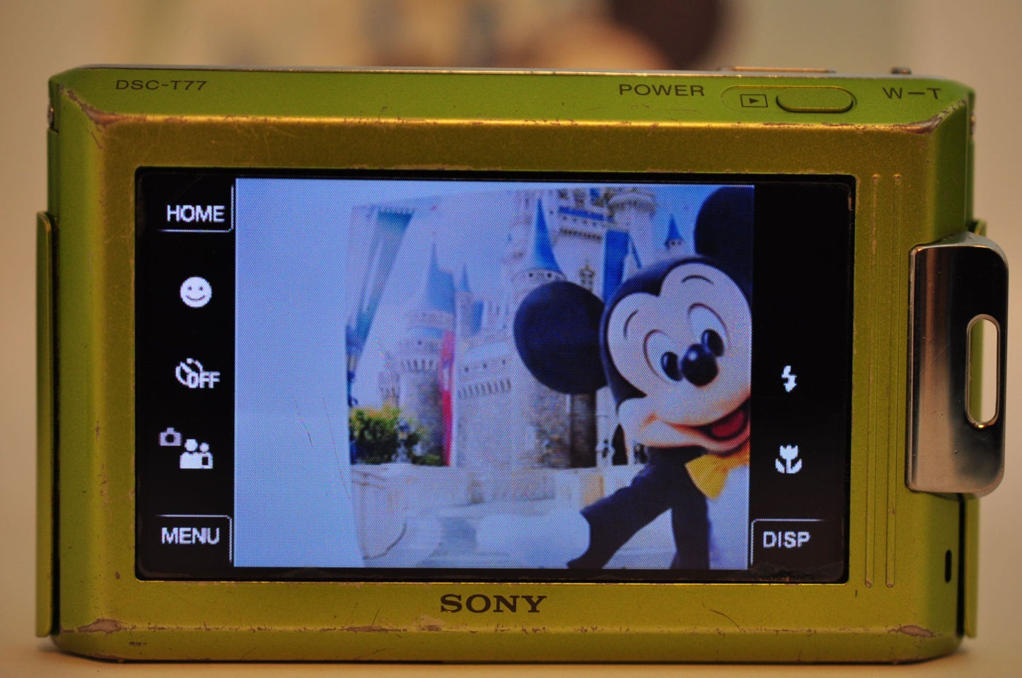 [Near Mint] SONY Cyber Shot DSC-T77 Digital Camera Green 4.0x from Japan _1705