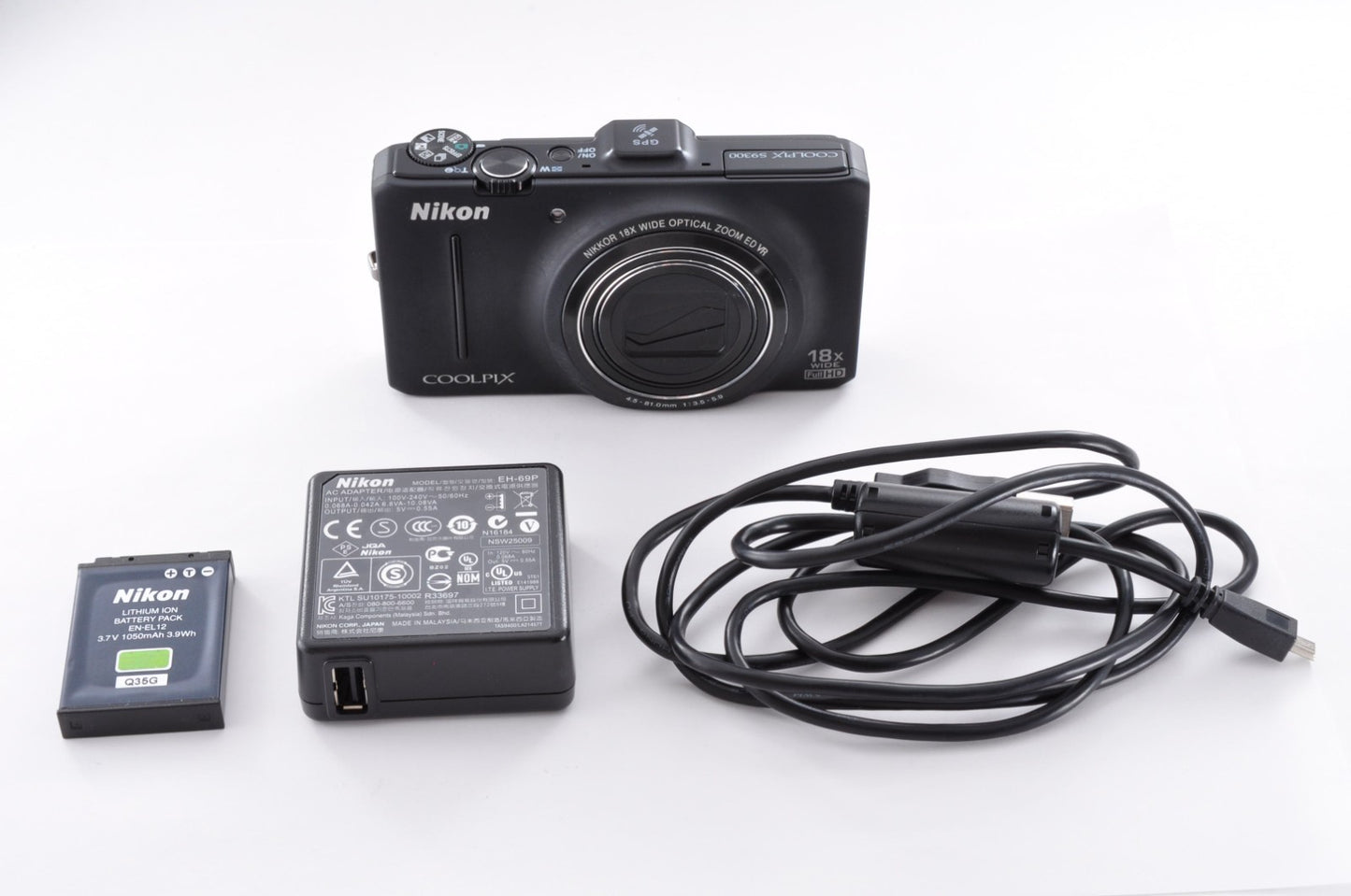 [Near Mint] Nikon Coolpix S9300 16.0MP Digital Camera from JAPAN _1599