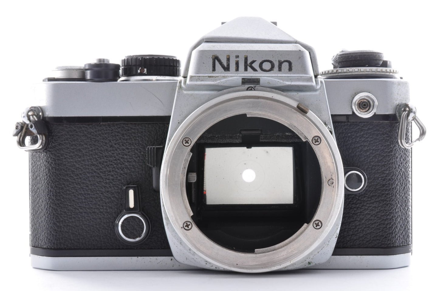 [US Stock] Nikon FE Silver 35mm SLR Film Camera Silver Body Only for F Mount