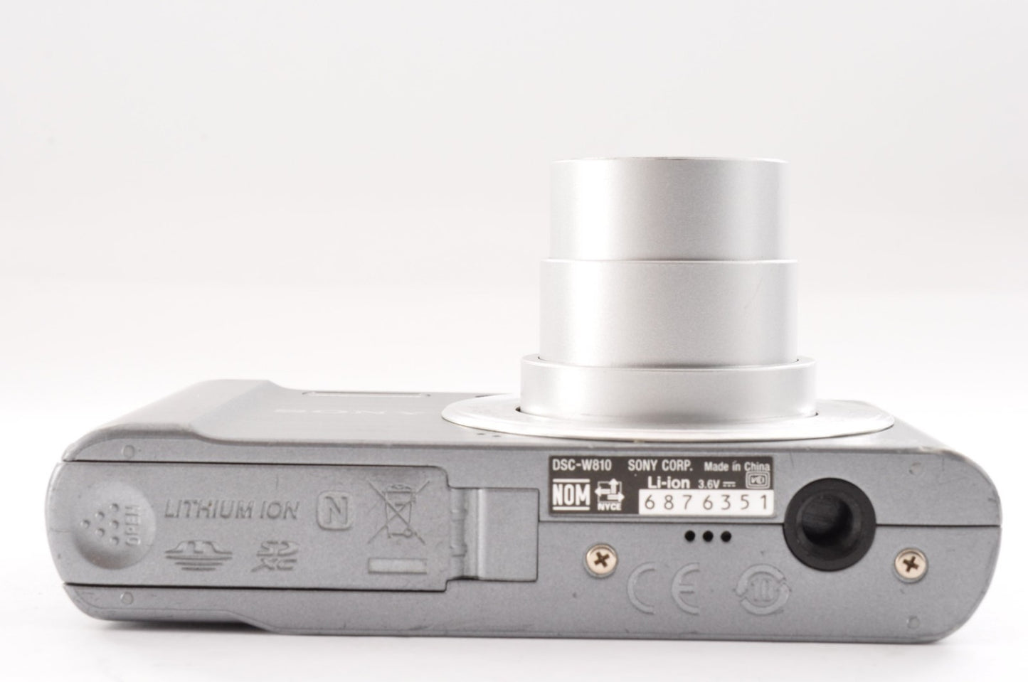 [Near Mint] Sony Cyber-shot DSC-W810 20.1MP Digital Camera Silver from Japan