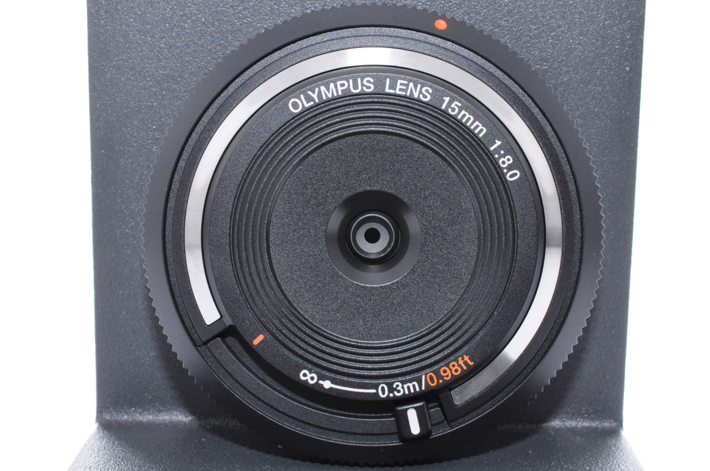[US Stock] Olympus Lens 15mm f/8 SILVER BCL-1580 Lens for Pen [Top Mint] _1575