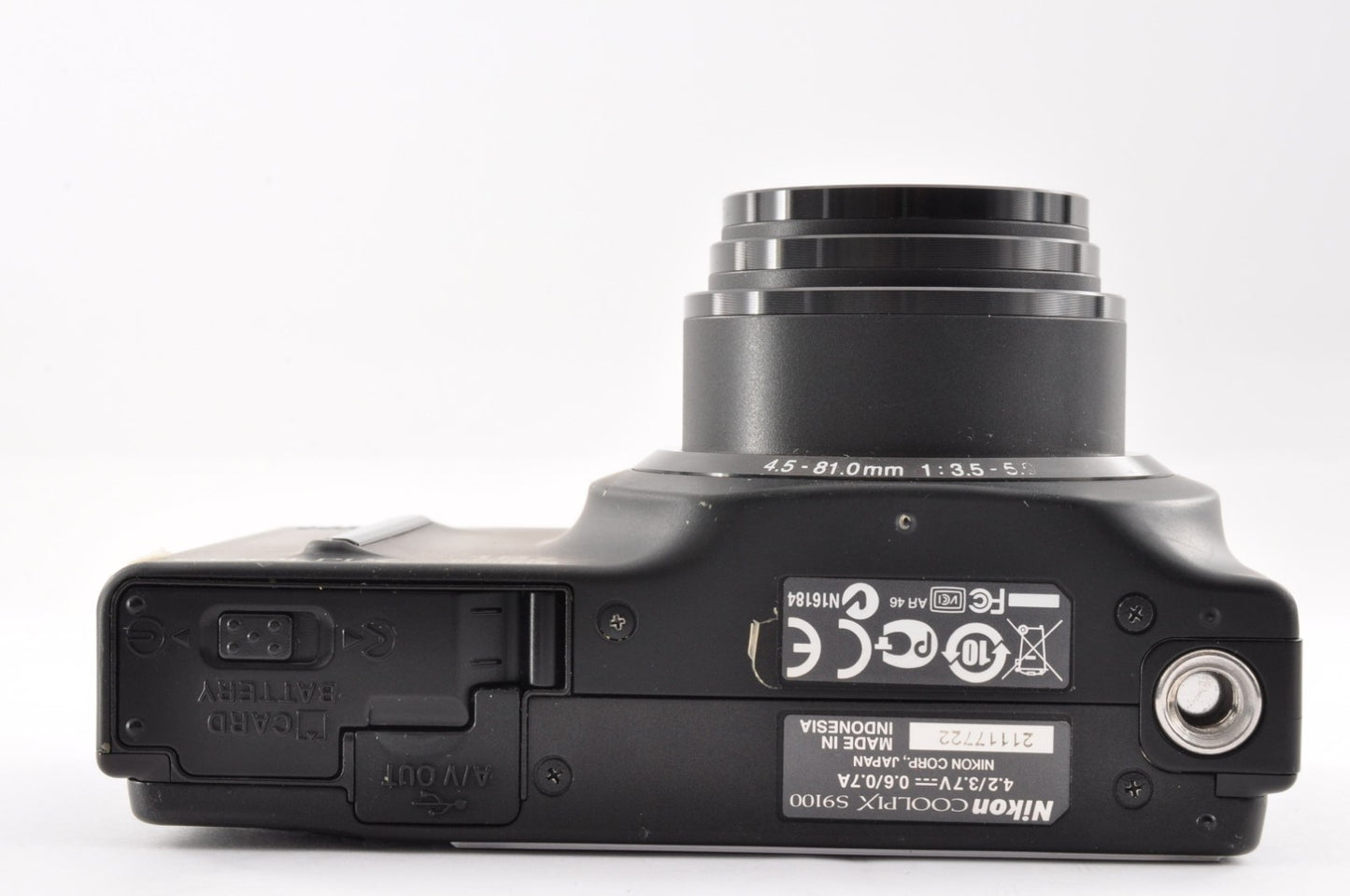 [Near Mint] Nikon Coolpix S9100 12.1MP 18x Compact Digital Camera from JAPAN