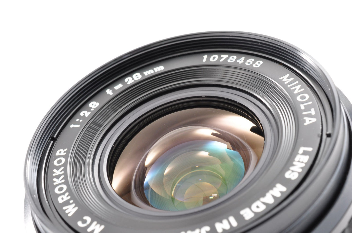 [Near Mint] MINOLTA MC W.ROKKOR 28mm F2.8 MF Wide Angle Lens from JAPAN _1735