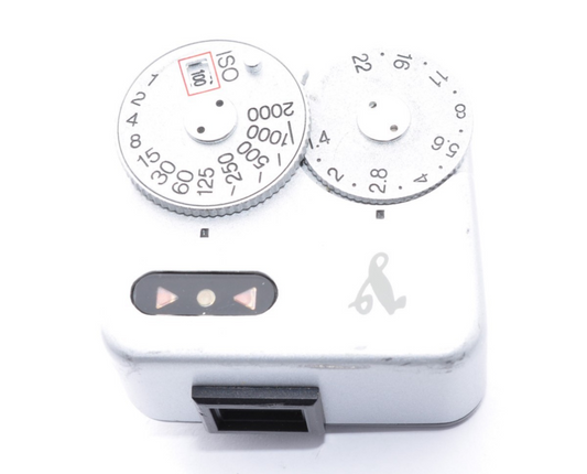 [US Stock] Voigtlander VC Meter Silver Shoe Mount Light Meter Japan _1567