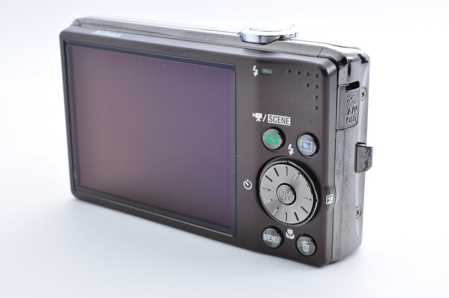 [Near Mint] Nikon Coolpix S620 Y2K Digicam 12.2MP 4X Silver Full Set from JAPAN