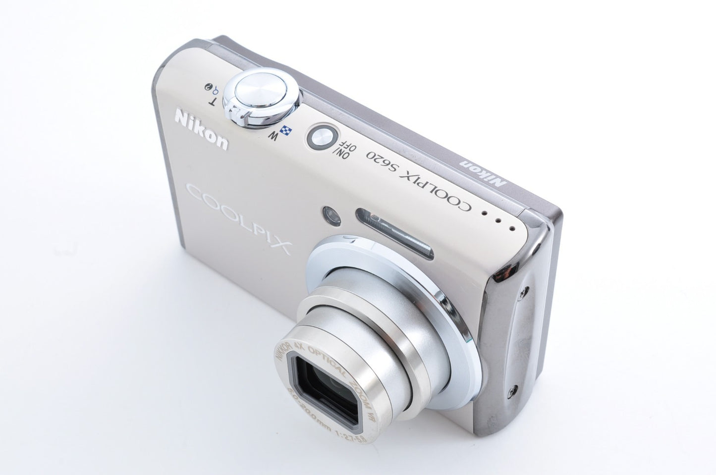 [Near Mint] Nikon Coolpix S620 Y2K Digicam 12.2MP 4X Silver Full Set from JAPAN