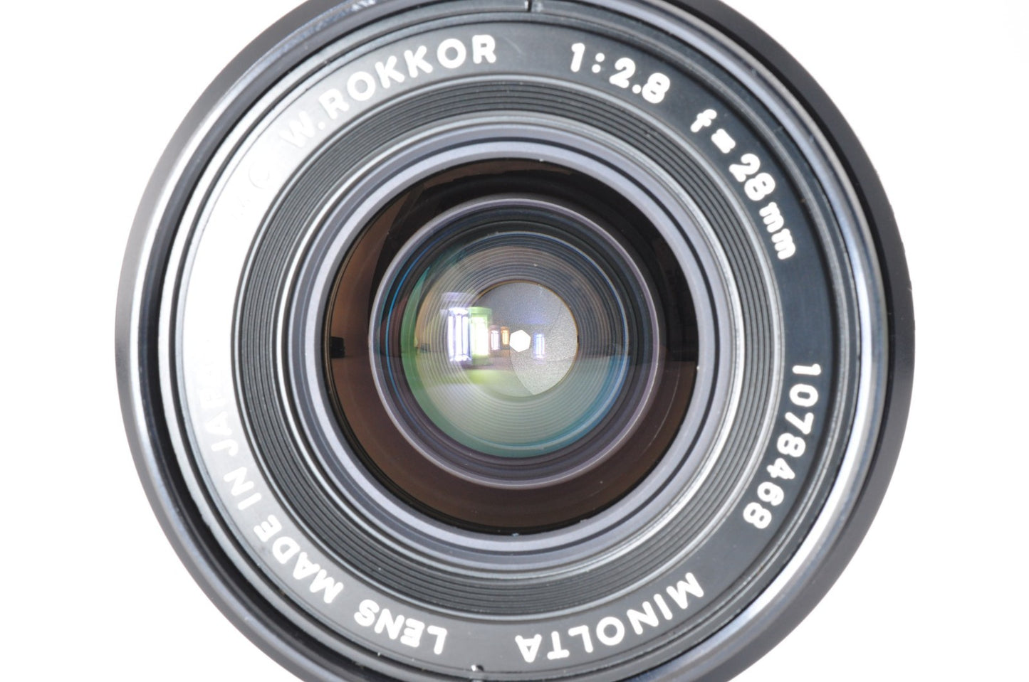 [Near Mint] MINOLTA MC W.ROKKOR 28mm F2.8 MF Wide Angle Lens from JAPAN _1735