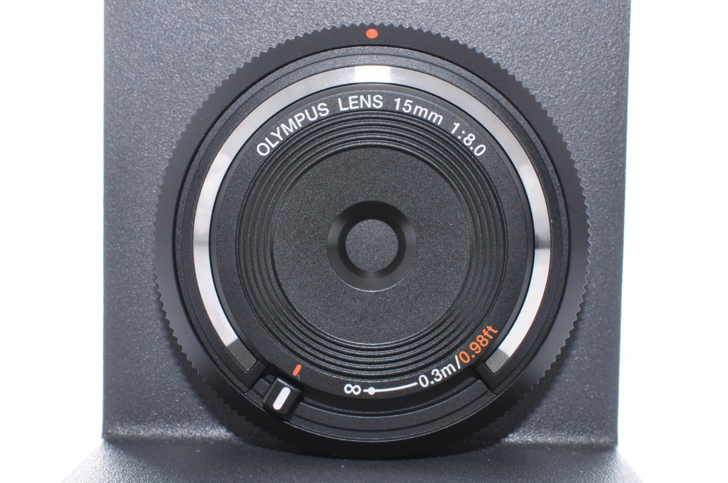 [US Stock] Olympus Lens 15mm f/8 SILVER BCL-1580 Lens for Pen [Top Mint] _1575