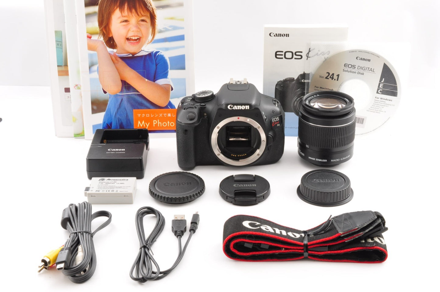 [N MINT] CANON EOS Kiss X5 Rebel T3i 600D EF-S 18-55mm F3.5-5.6 IS II [18K shots