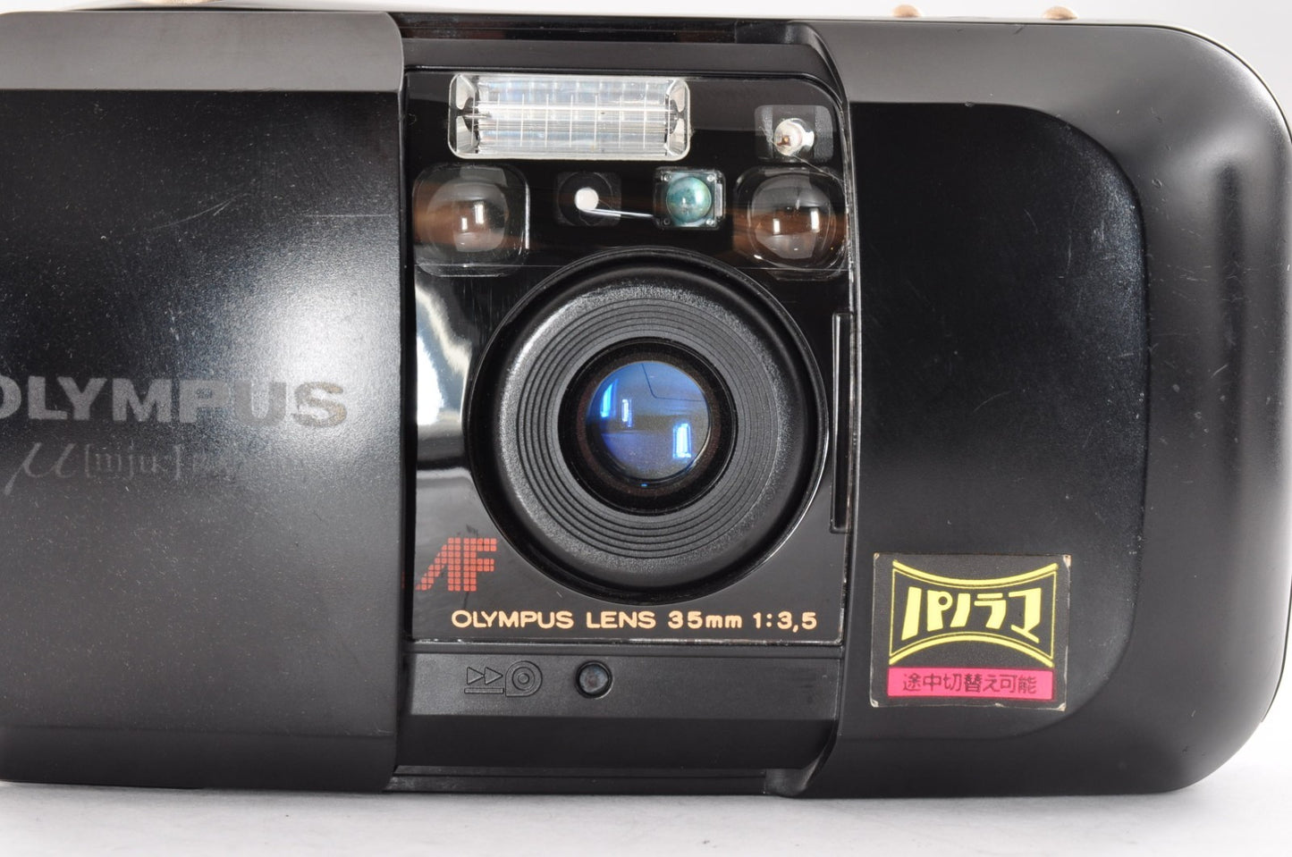 [Near Mint] Olympus μ mju Panorama Point & Shoot 35mm Film Camera Black from JP