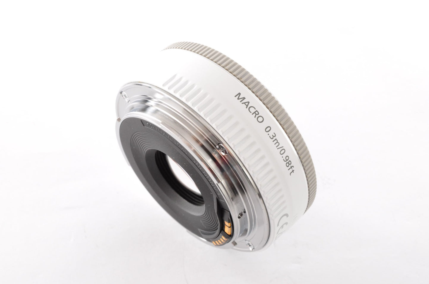 [Near Mint] Canon EF 40mm F/2.8 STM White AF Prime Pancake Lens Japan _1724
