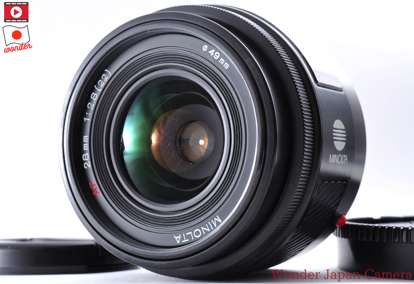 [ Near Mint ] Minolta AF 28mm f/2.8 Sony Minolta A Mount Wide Lens JAPAN _1749