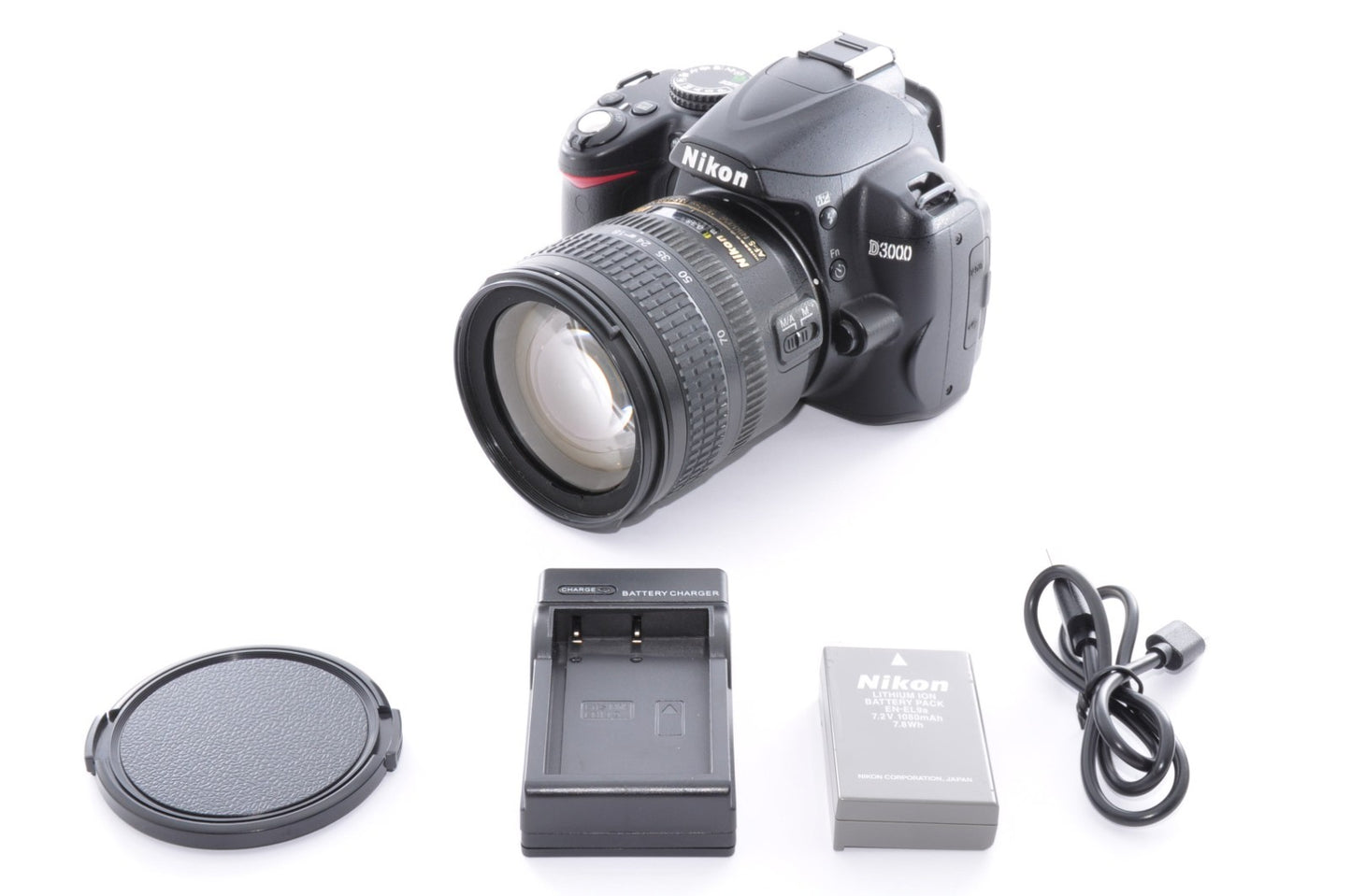 [N Mint SC:19K ]Nikon D3000 Digital SLR Camera AF-S NIKKOR 18-70 / 3.5-4.5 G ED