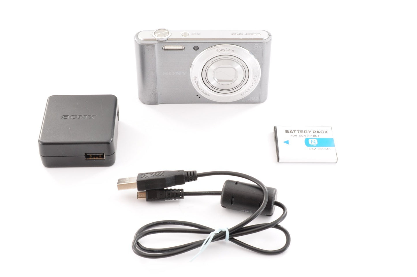 [Near Mint] Sony Cyber-shot DSC-W810 20.1MP Digital Camera Silver from Japan