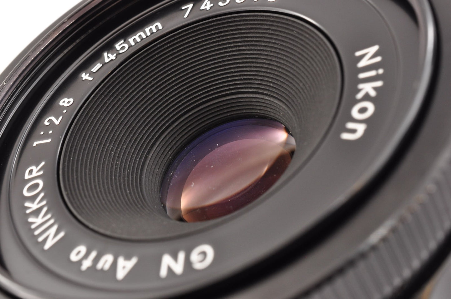 [Near Mint] Nikon GN Auto Nikkor 45mm f/2.8 Pancake Lens from JAPAN _1426