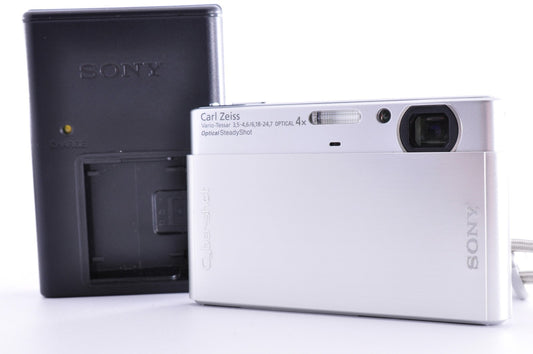 [Near Mint] Sony Cybershot DSC-T77 Digital Camera 10.1MP 4.0x from JAPAN _1710