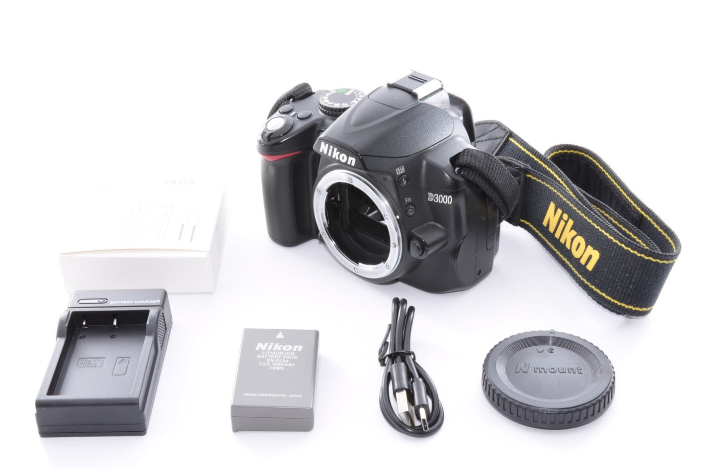 [Near Mint] Nikon D3000 Body Only Digital Camera SLR Black from Japan _1587