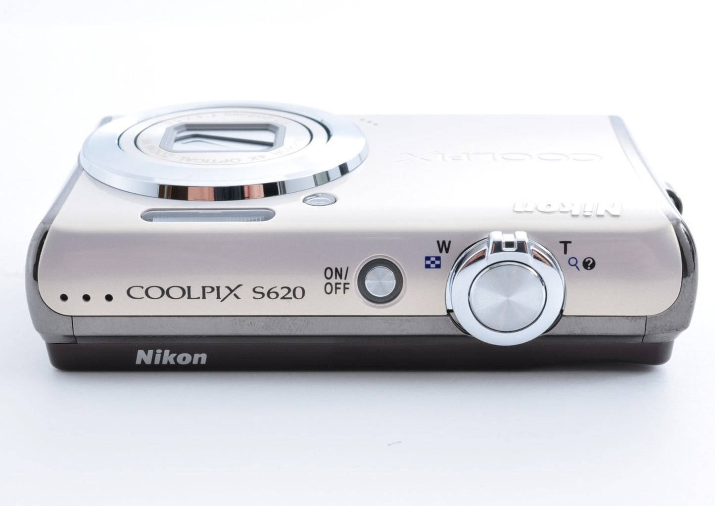 [Near Mint] Nikon Coolpix S620 Y2K Digicam 12.2MP 4X Silver Full Set from JAPAN