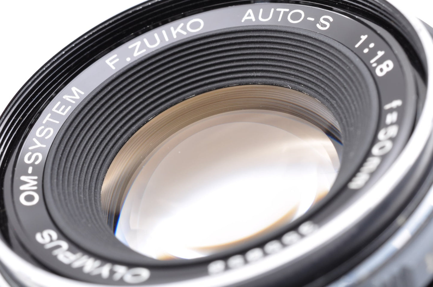 [ US Stock ] Olympus OM-SYSTEM F.ZUIKO AUTO-S 50mm F1.8 Lens JAPAN _1443