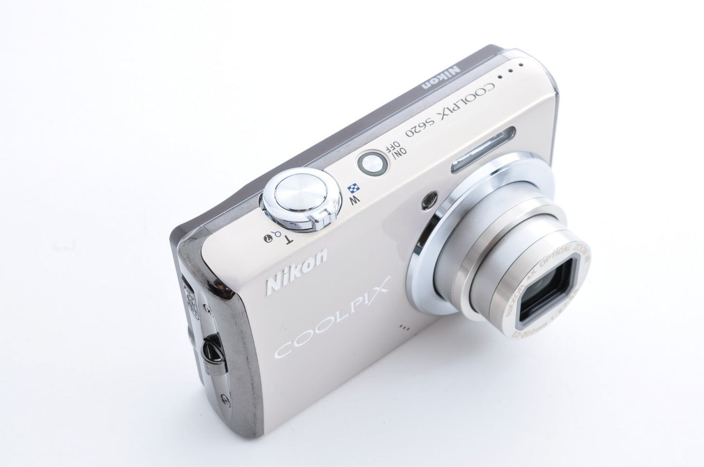 [Near Mint] Nikon Coolpix S620 Y2K Digicam 12.2MP 4X Silver Full Set from JAPAN