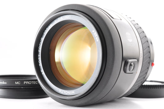 [Near Mint] Minolta AF Soft Focus 100mm F2.8 Lens Sony A-Mount from Japan _1810