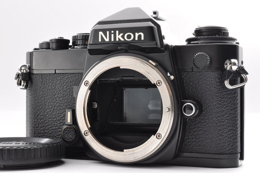 [Near MINT] Nikon FE Black Body 35mm Film MF SLR Camera from JAPAN _1680