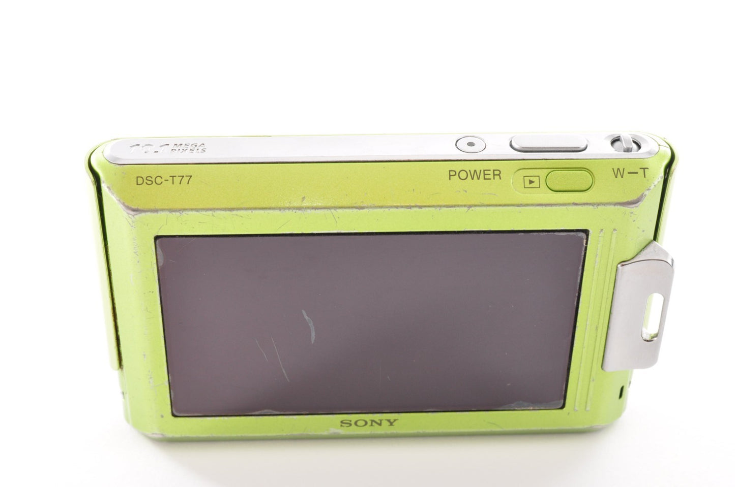 [Near Mint] SONY Cyber Shot DSC-T77 Digital Camera Green 4.0x from Japan _1705