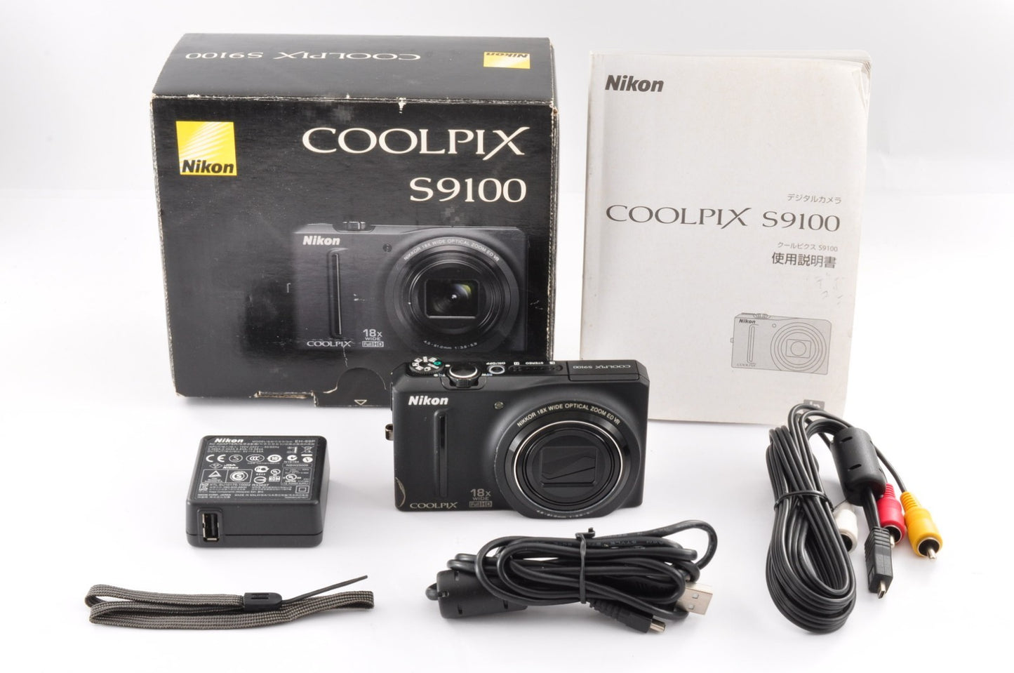 [Near Mint] Nikon Coolpix S9100 12.1MP 18x Compact Digital Camera from JAPAN
