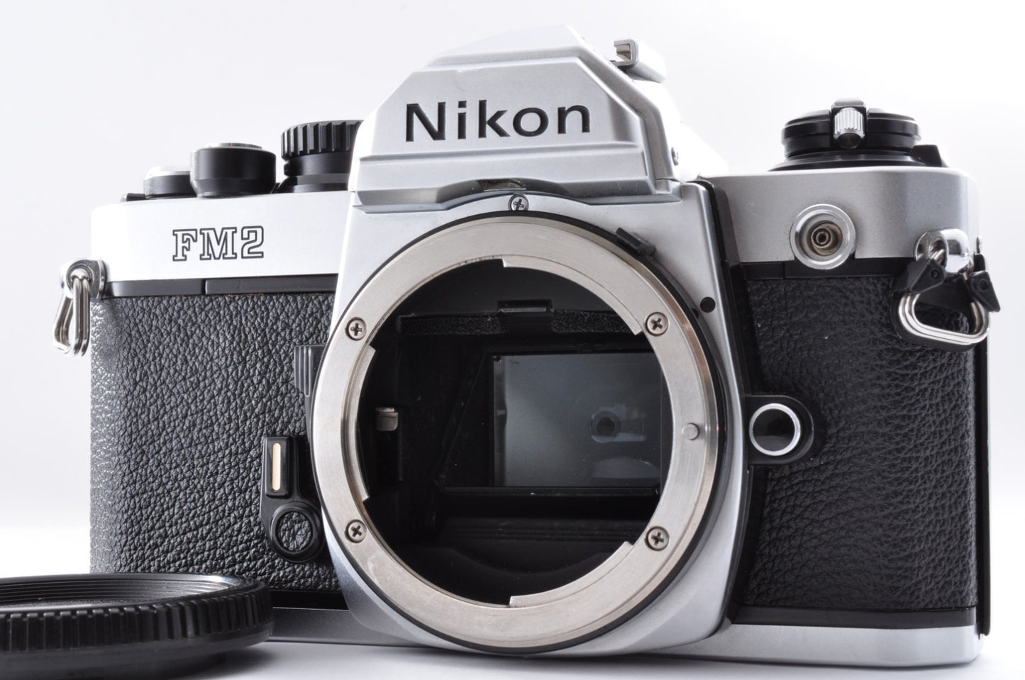 [Near Mint] Nikon New FM2 FM2n Silver 35mm SLR Film Camera Honeycomb Shutter JPN