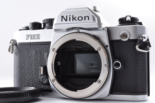 [Near Mint] Nikon New FM2 FM2n Silver 35mm SLR Film Camera Honeycomb Shutter JPN
