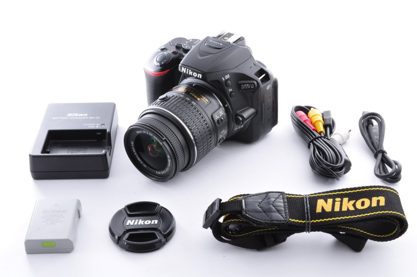 [US Stock] Nikon D5500 [SC：15419] 24.2MP Digital SLR Camera  w/ AF-S 18-55 G ii