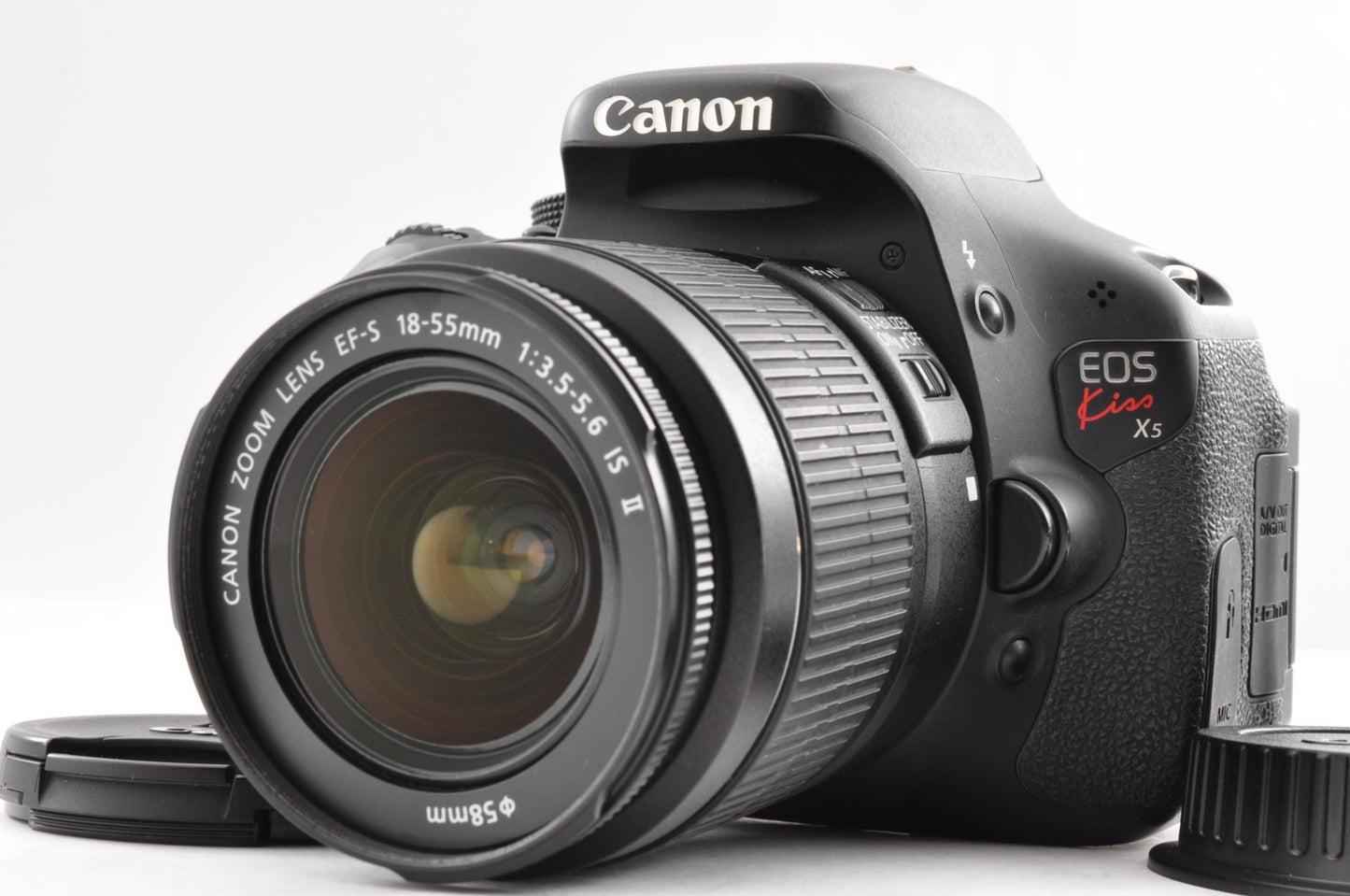 [N MINT] CANON EOS Kiss X5 Rebel T3i 600D EF-S 18-55mm F3.5-5.6 IS II [18K shots