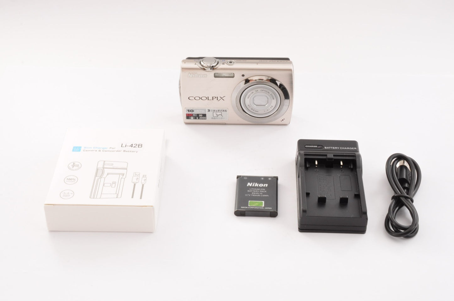 [Near Mint] Nikon COOLPIX S230 10.0MP Compact Digital Camera from JAPAN _1767