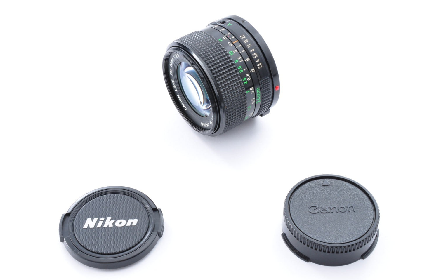 [Near MINT] Canon New FD NFD 24mm f2.8 MF Wide Angle Lens from JAPAN _1652