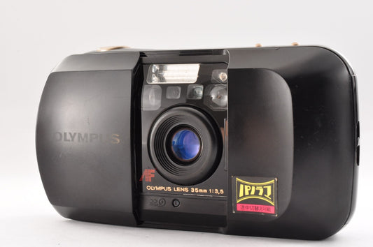 [Near Mint] Olympus μ mju Panorama Point & Shoot 35mm Film Camera Black from JP
