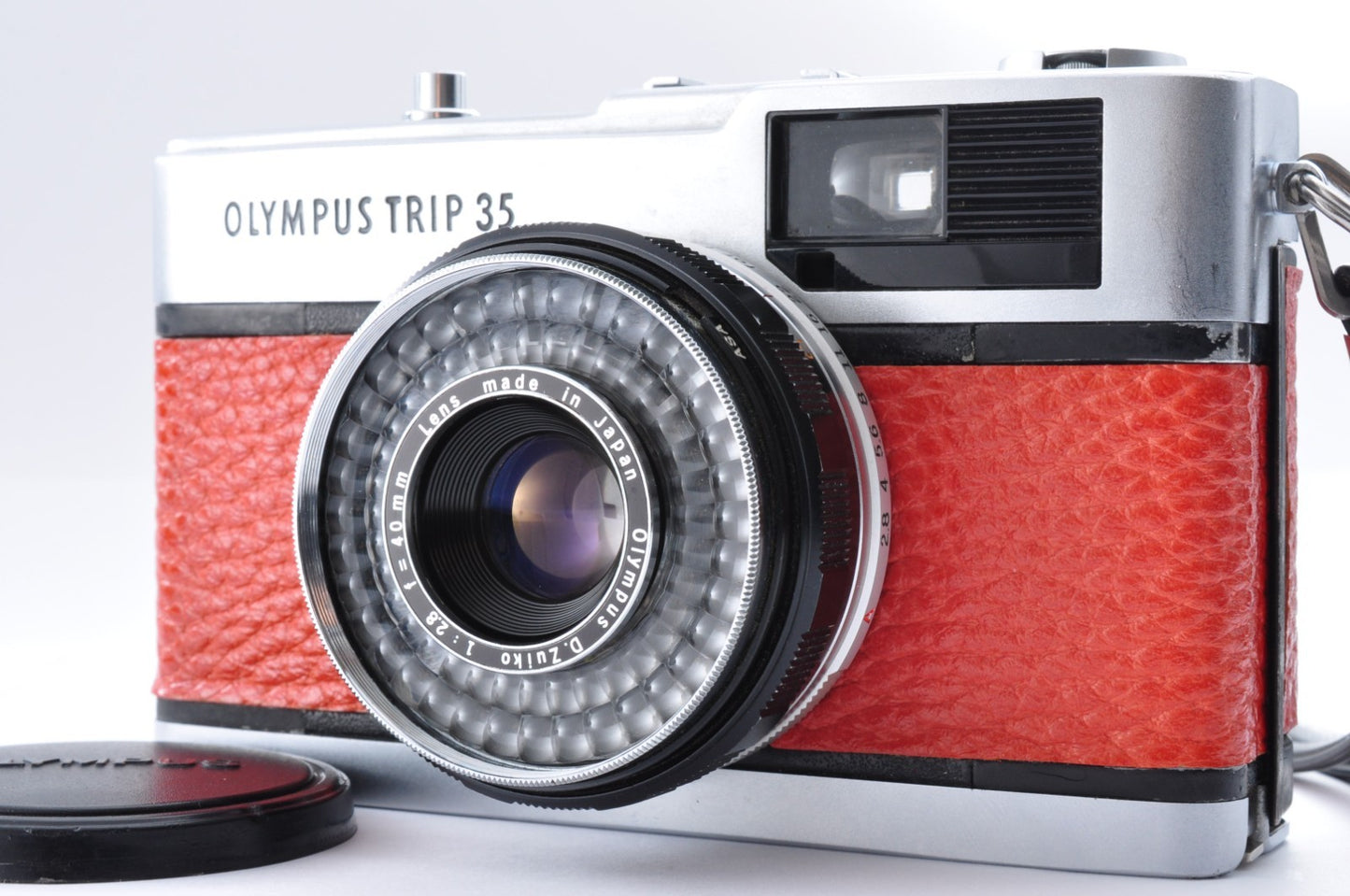[Near Mint] Olympus Trip 35 35mm Film Camera D.Zuiko 40mm f2.8 Red Flag OK _1640