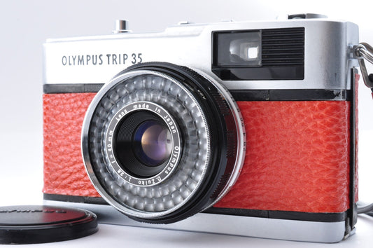 [Near Mint] Olympus Trip 35 35mm Film Camera D.Zuiko 40mm f2.8 Red Flag OK _1640