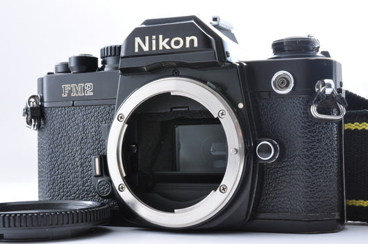 [Near MINT] Nikon New FM2 Black Body FM2N 35mm SLR Film Camera JAPAN _1618
